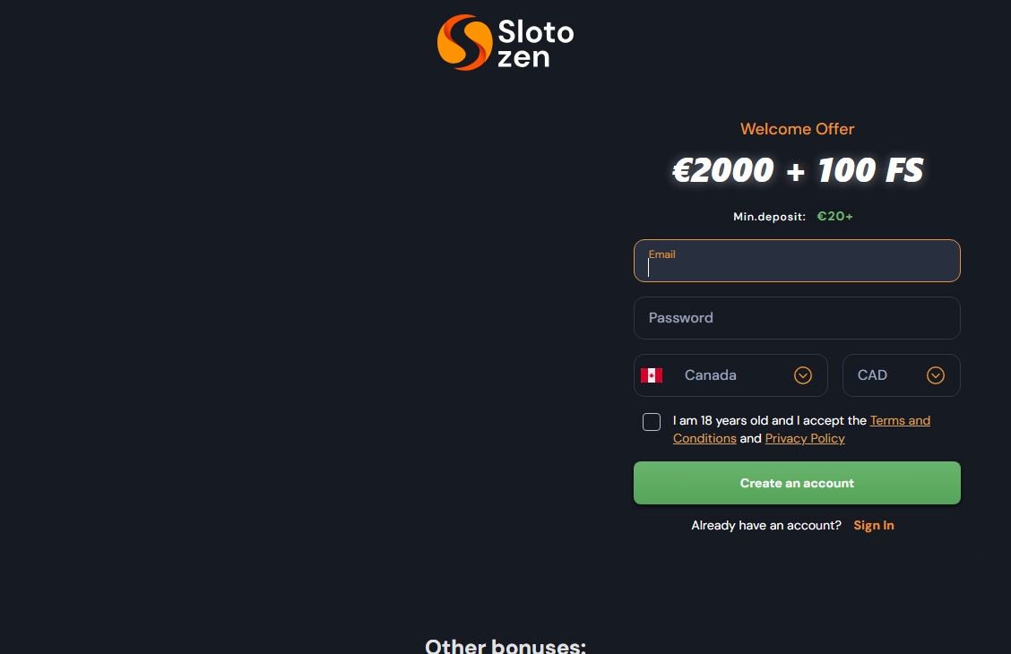 Slotozen Casino